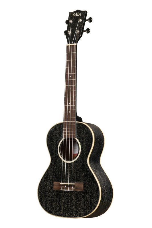 KALA - All Solid Salt & Pepper Doghair Mahogany Tenor Ukulele With Bag