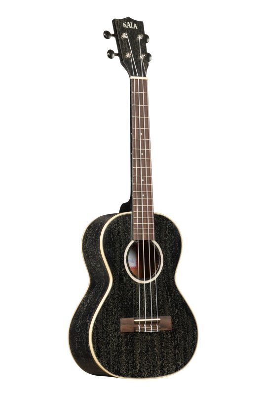KALA - All Solid Salt & Pepper Doghair Mahogany Tenor Ukulele With Bag