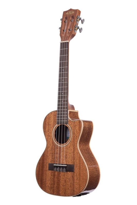 KALA - Gloss Solid Mahogany Tenor Ukulele Cutaway With EQ