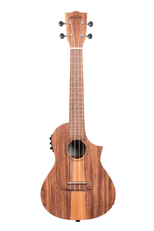 KALA - Teak Tri-top Concert Ukulele With Cutaway & EQ