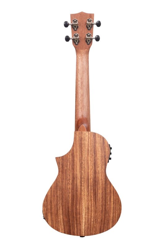 KALA - Teak Tri-top Concert Ukulele With Cutaway & EQ