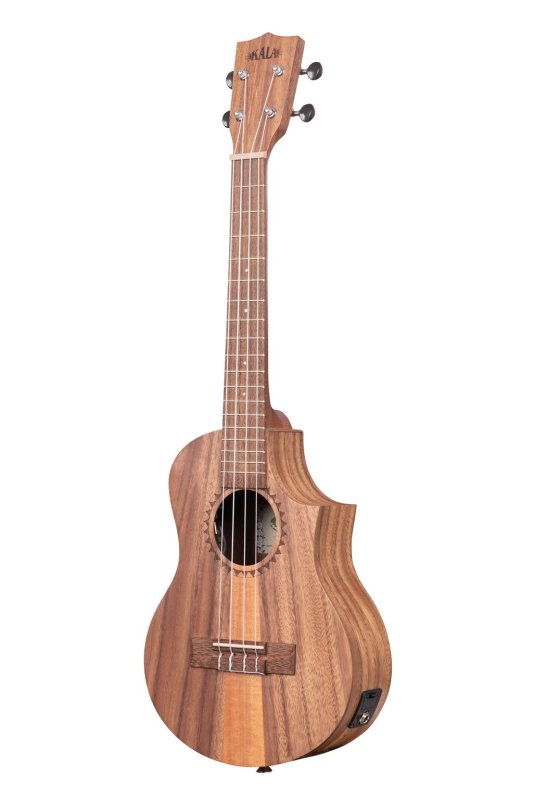 KALA - Teak Tri-top Tenor Ukulele With Cutaway & EQ