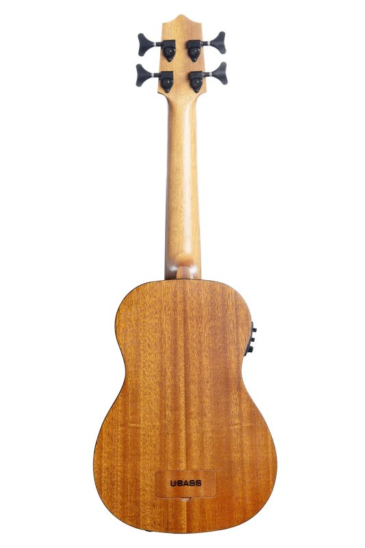 KALA - Laminate Mahogany "The Rumbler" Bass Ukulele With Padded Gig Bag, Natural