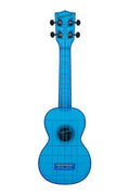 KALA - Soprano Waterman Ukulele, Cobalt Blue Transparent