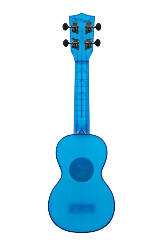 KALA - Soprano Waterman Ukulele, Cobalt Blue Transparent