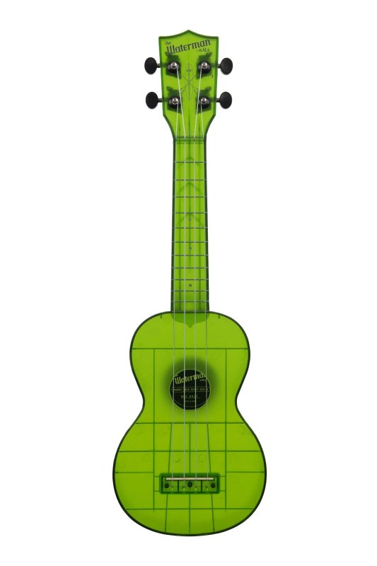 KALA - Soprano Waterman Ukulele, Jade Green Transparent