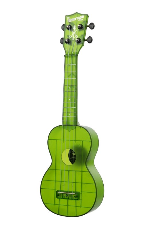 KALA - Soprano Waterman Ukulele, Jade Green Transparent