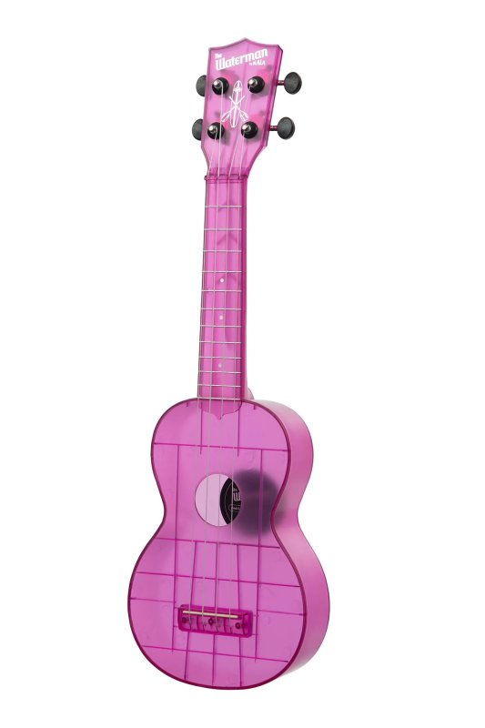 KALA - Soprano Waterman Ukulele, Amethyst Purple Transparent