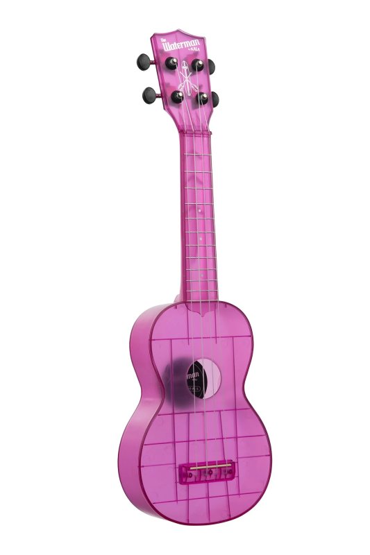 KALA - Soprano Waterman Ukulele, Amethyst Purple Transparent