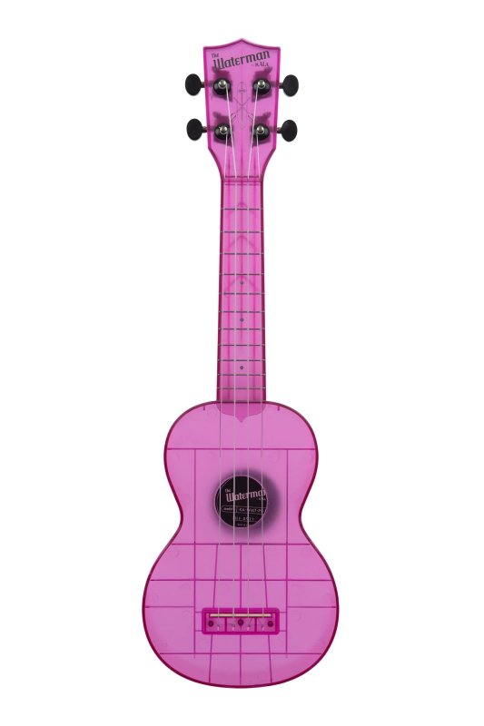 KALA - Soprano Waterman Ukulele, Amethyst Purple Transparent