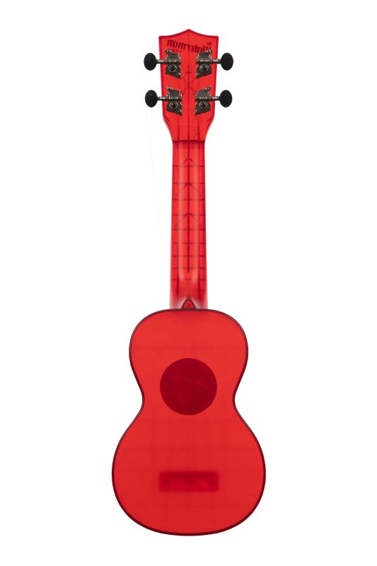 KALA - Soprano Waterman Ukulele, Maritime Red Transparent