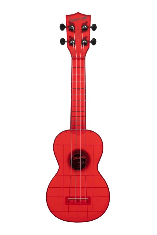 KALA - Soprano Waterman Ukulele, Maritime Red Transparent