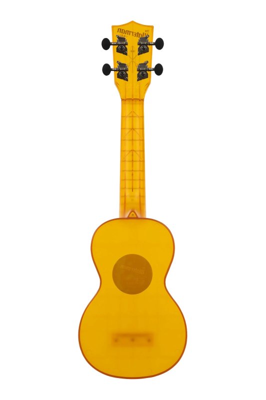 KALA - Soprano Waterman Ukulele, Amber Yellow Transparent