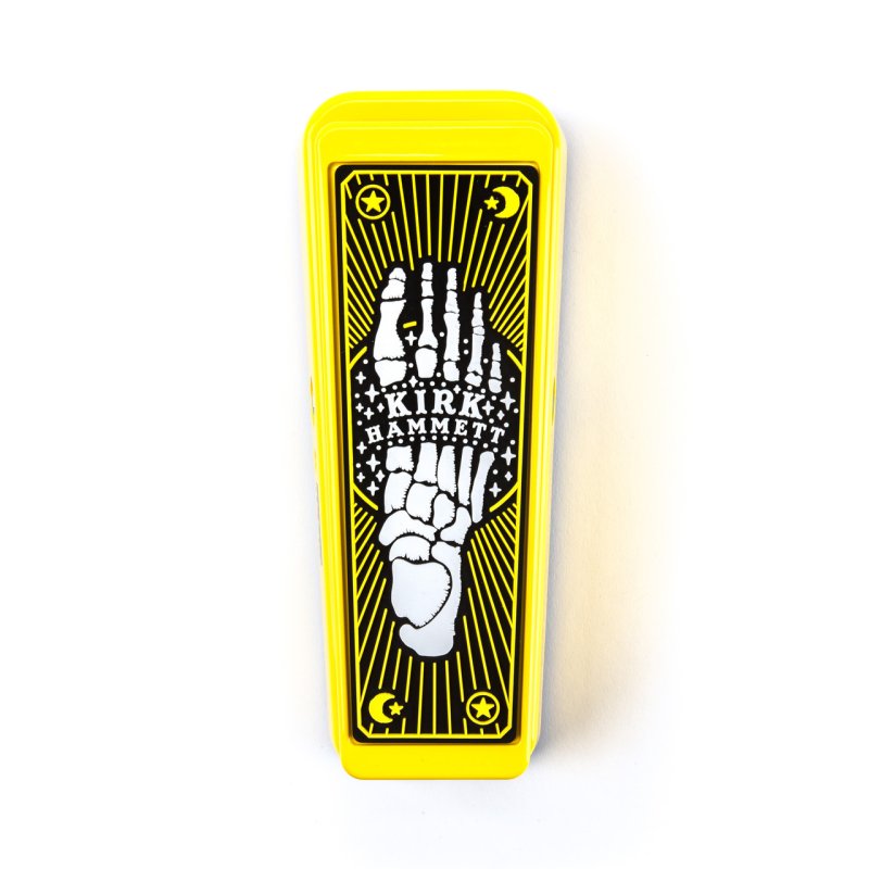 Dunlop - Limited Edition Kirk Hammett Cry Baby Wah Yellow Sparkle Edition Pedal