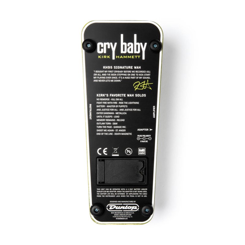 Dunlop - Kirk Hammett Cry Baby Signature Wah