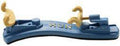 Kun - Mini Collapsible Violin Shoulder Rest Mini Blue 1/4-1/16 Size