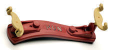 Kun - Mini Collapsible Violin Shoulder Rest Mini Red 1/4-1/16 Size