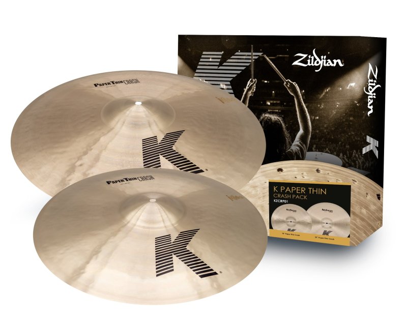 Zildjian - K Paper Thin Crash 18" & 20" Cymbal Pack