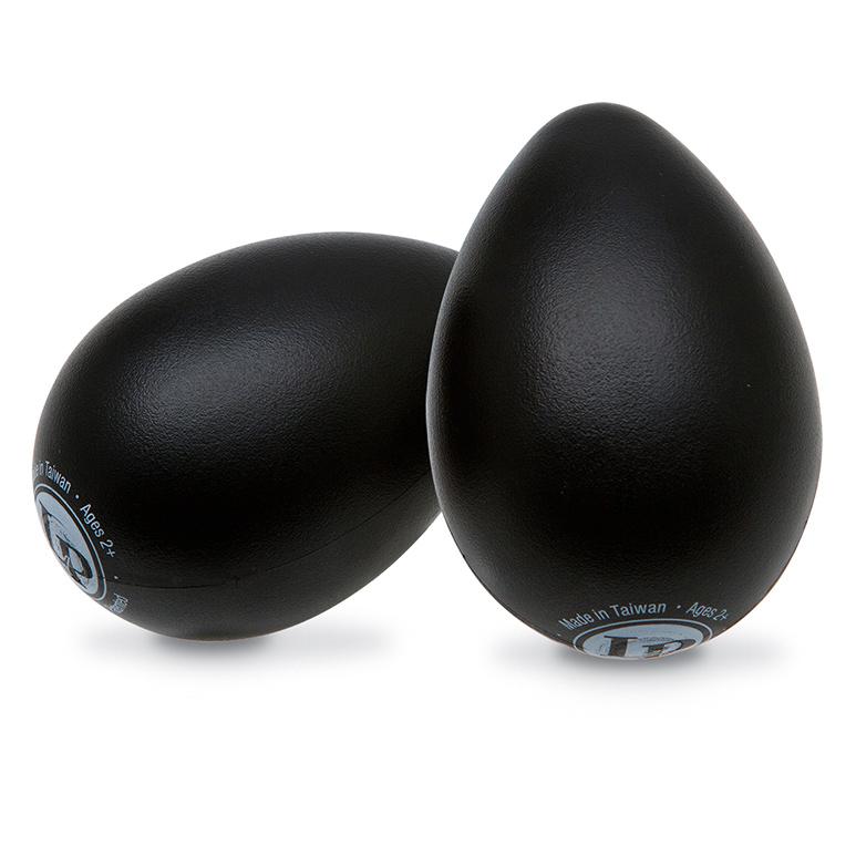 Latin Percussion - Plastic Egg Shakers Black - 36 Pcs