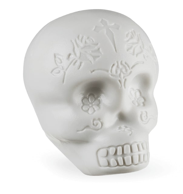 Latin Percussion - Sugar Skull Shaker, White