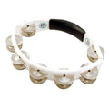 Latin Percussion - Cyclops, Steel Jingles, White, Hand Held Tambourine