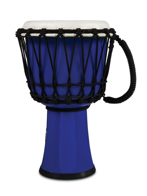 Latin Percussion - World 7" Rope Circle Djembe, Blue