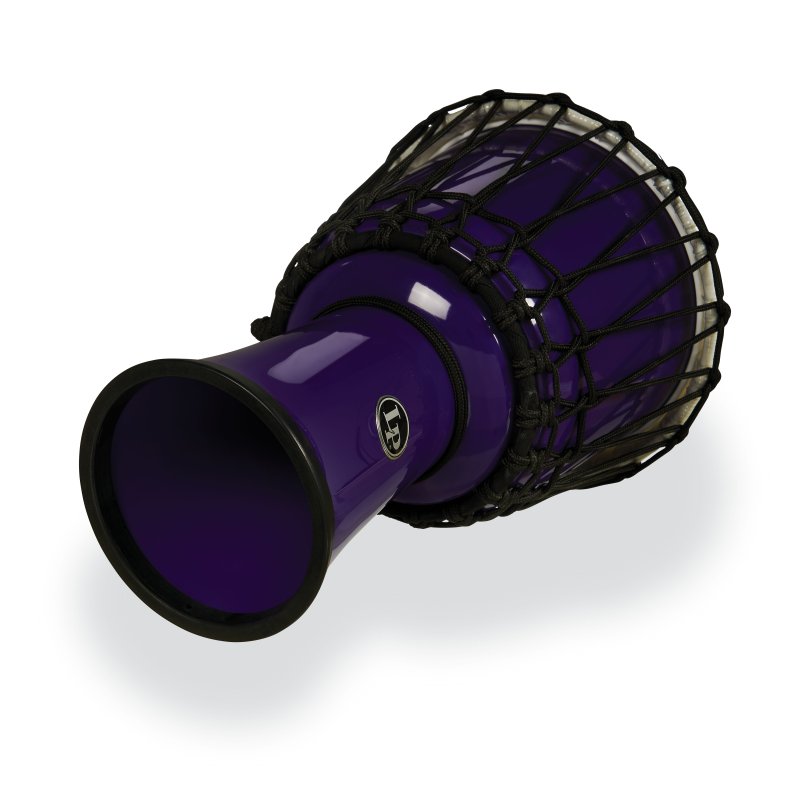 Latin Percussion - World 7" Rope Circle Djembe, Purple