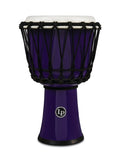 Latin Percussion - World 7" Rope Circle Djembe, Purple