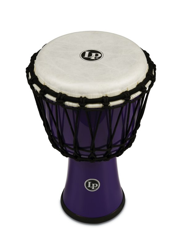 Latin Percussion - World 7" Rope Circle Djembe, Purple