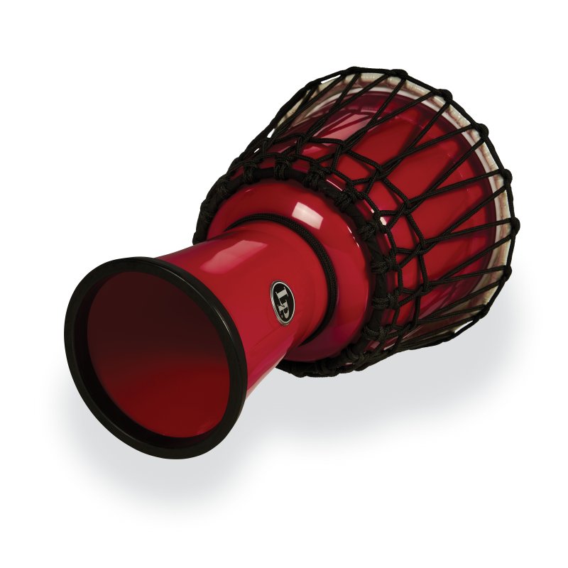 Latin Percussion - World 7" Rope Circle Djembe, Red