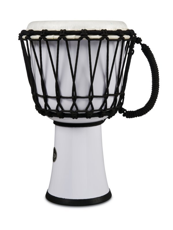 Latin Percussion - World 7" Rope Circle Djembe, White