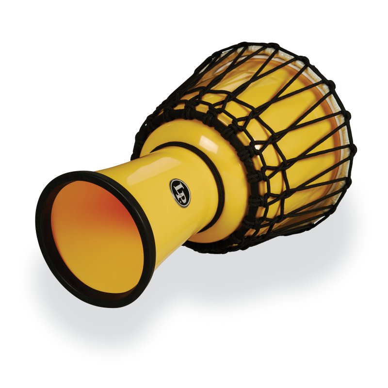 Latin Percussion - World 7" Rope Circle Djembe, Yellow