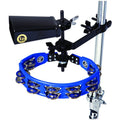 Latin Percussion - Tambourine and Cowbell with Mount Kit
