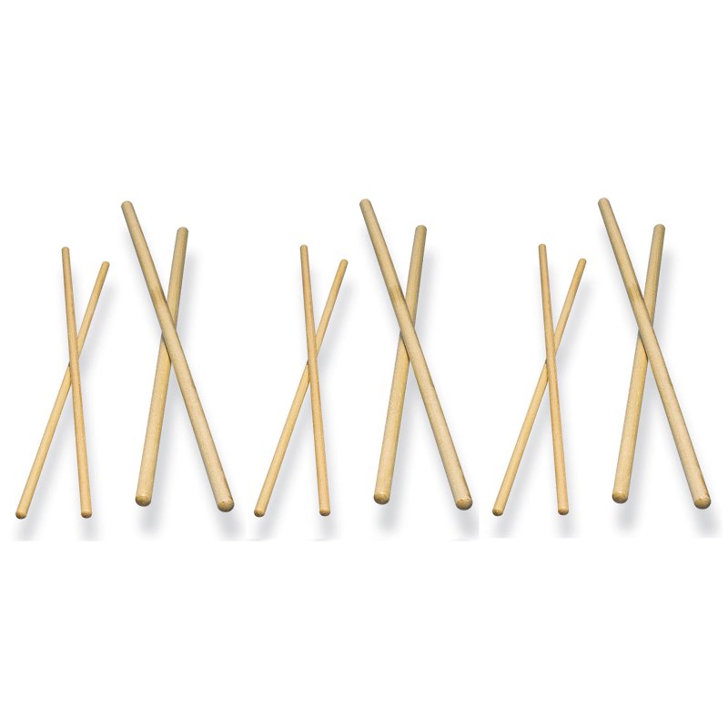 Latin Percussion - 7/16 Ash Timbale Stls 6Pair