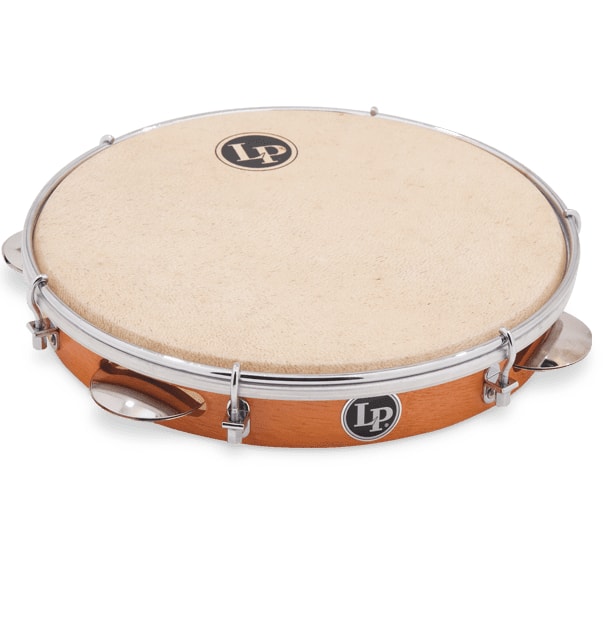 Latin Percussion - 10" Wood Pandeiro with Natural Head