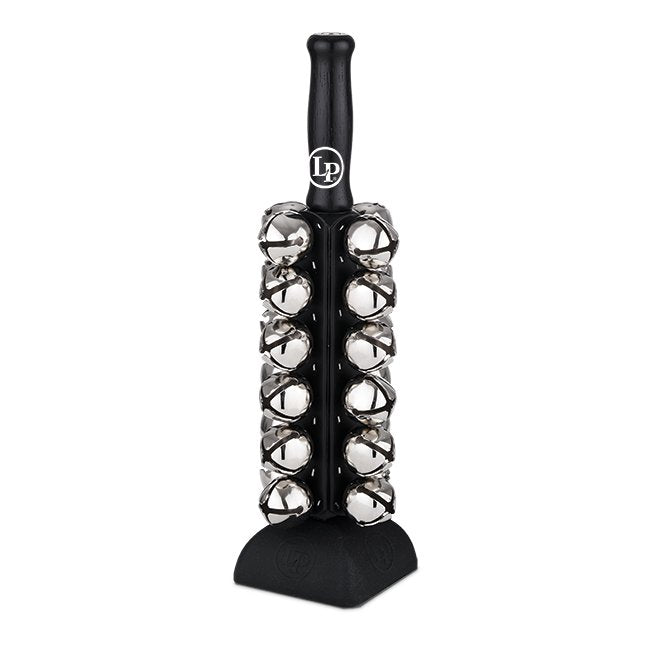 Latin Percussion - Deluxe Sleigh Bells With Base, Black