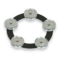 Latin Percussion - 6-inch Tambo-ring - Black Sand With Galvanized Steel Jingles