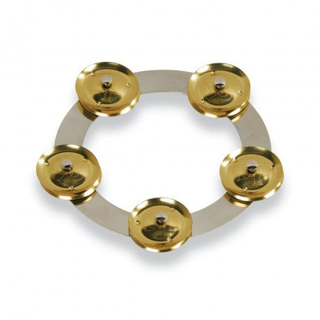 Latin Percussion - 6-inch Tambo-ring - Stainless Steel With Brass Jingles