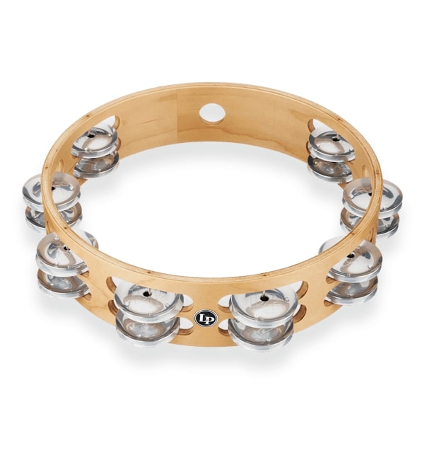 Latin Percussion - Pro 10" Double Row Tambourine - Aluminum
