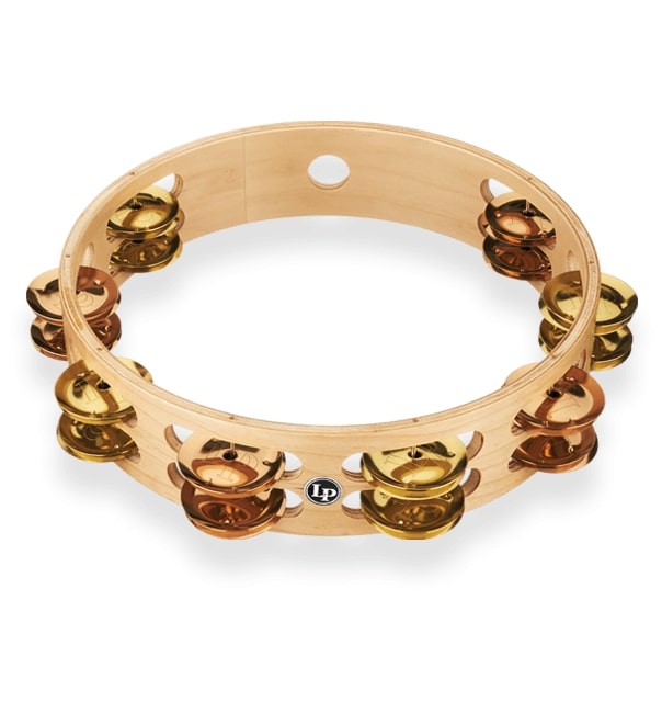 Latin Percussion - Pro 10" Double Row Tambourine - Brass/bronze Hybrid