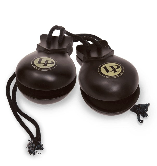 Latin Percussion - Ebony Castanets Double Handheld