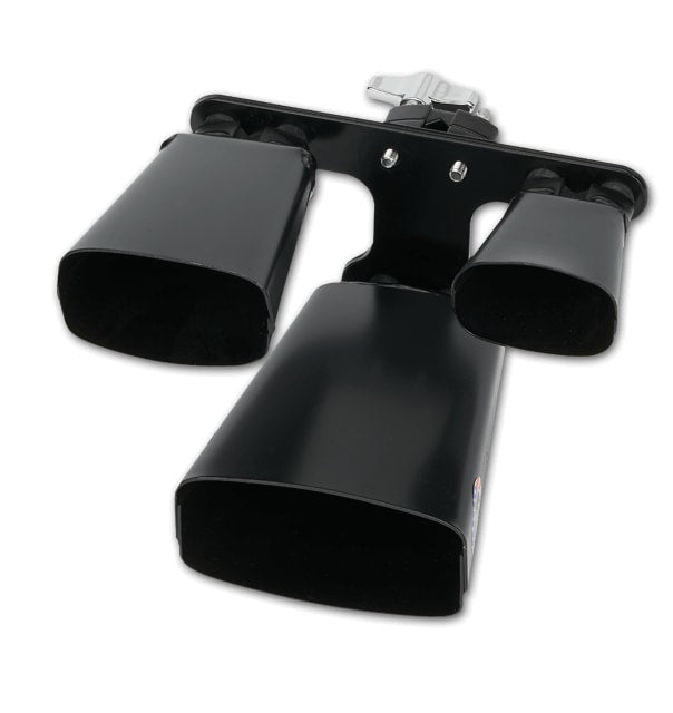 Latin Percussion - TRI-BELL SET WITH VISE-CLAMP MOUNT