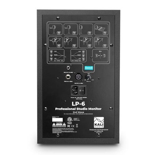 Kali Audio - 2-Way 6.5" Powered Studio Monitor, Black (Single)