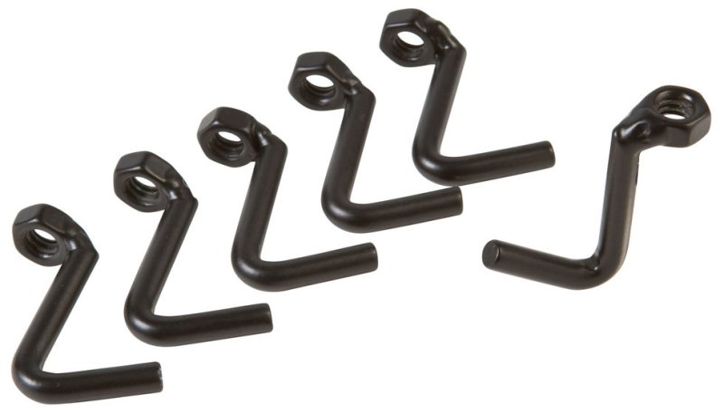 Latin Percussion - Triangle Hook Set for Accessory Table (6 Pieces)