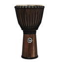 Latin Percussion - 12 1/2-inch Rope Tuned Siam Walnut Djembe