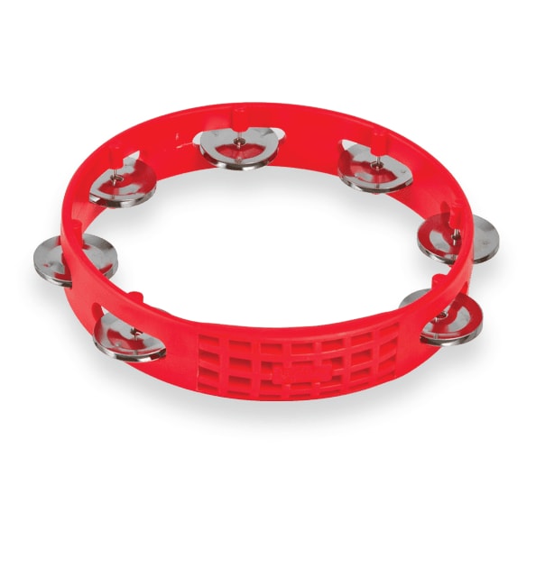 Latin Percussion - Aspire 8" Tambourine, Red