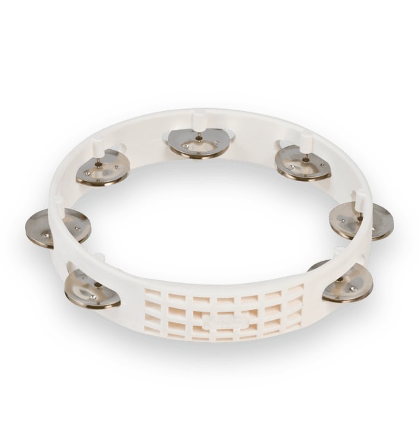 Latin Percussion - Aspire 8" Tambourine, White