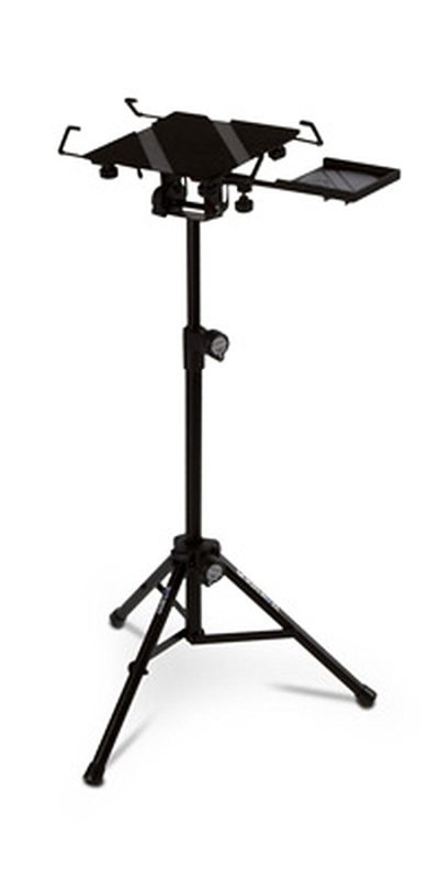 Quik Lok - Fully Adjustable Tripod-Base Universal Laptop Holder