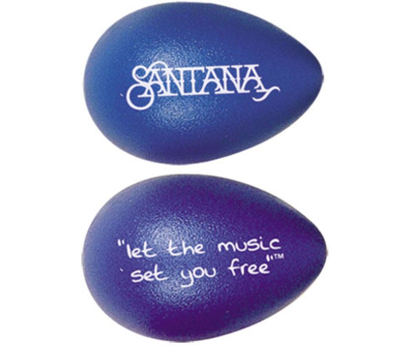 Latin Percussion - Rhythmix Santana Plastic Egg Shakers 1 Pair, Blueberry -