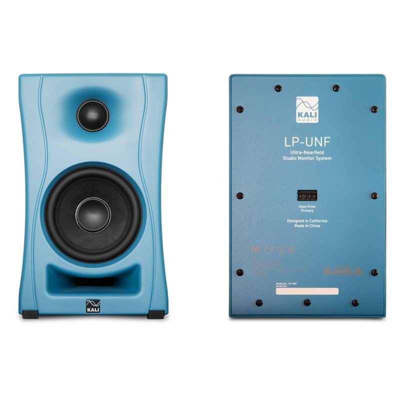 Kali Audio - 4.5" Ultra Nearfield Monitor System With Bluetooth, Blue (Pair)